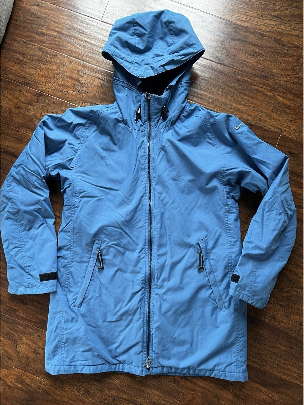 Nike Vintage Windbreaker Parka Jacket Puffer Coat Women’s Size 3/4 Small EUC!